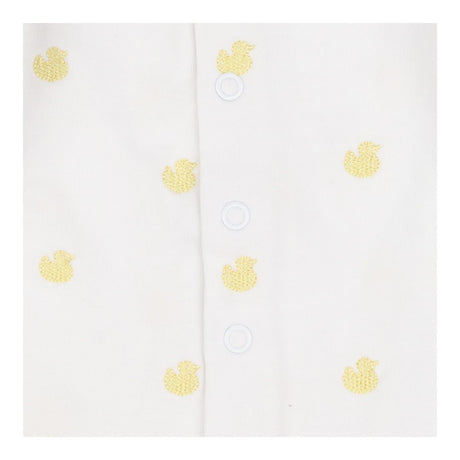 White with Yellow Duckies Sleepsuit