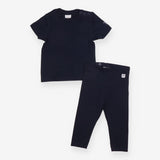 Navy Outfit Top and Leggings