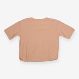 Tee SS waffle brown