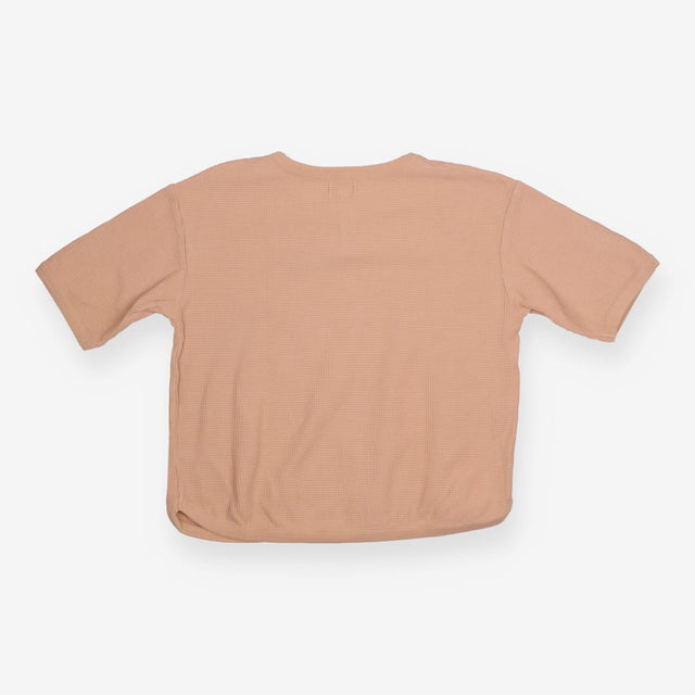 Tee SS waffle brown
