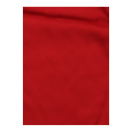 Dress Red Sleeveless Scoop Neck Midi