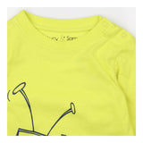T-shirt Long Sleeve Robot - Green
