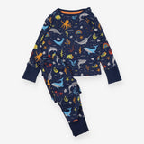 Pyjamas Blue Under the Sea print