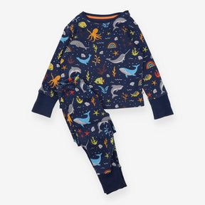 Pyjamas Blue Under the Sea print
