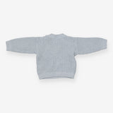 Sweater waffle blue knit