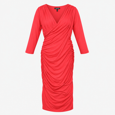 Isabella Oliver Magenta Ruched Wrap Maternity
