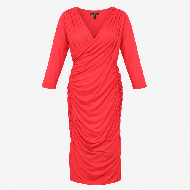 Isabella Oliver Magenta Ruched Wrap Maternity