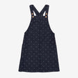 Flower dot denim pinafore 