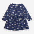 Dress long sleeved navy hedgehog
