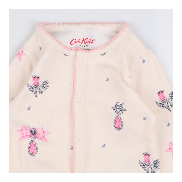Sleepsuit Cream with Costume Jewel Print