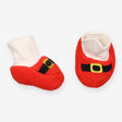 Handmade Knitted Santa Booties