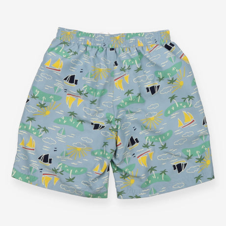 Swim Shorts Blue Sailing Island