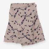 Scarf Grey with navy birds