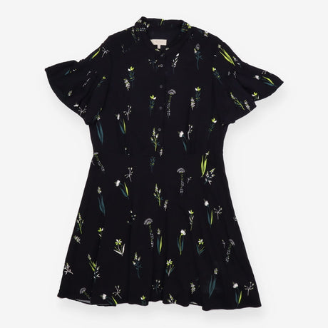 Dress navy wild flowers