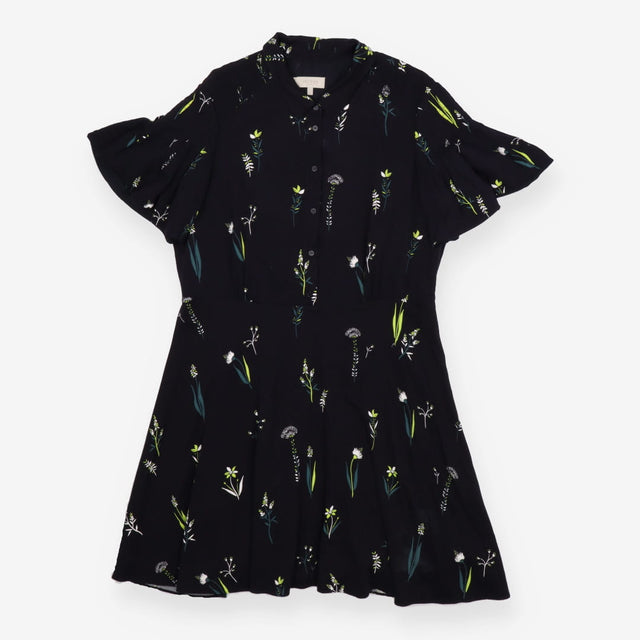 Dress navy wild flowers