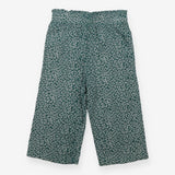 Green Floral Baggy Trousers