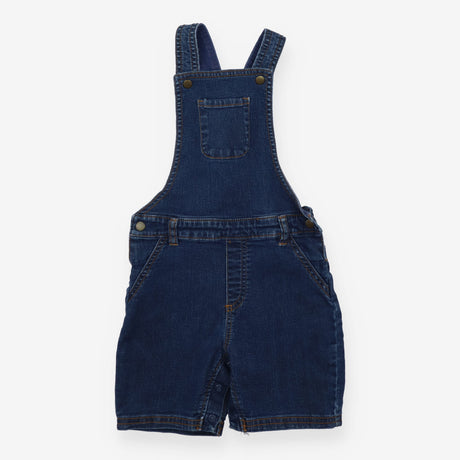 Dungaree shortie denim