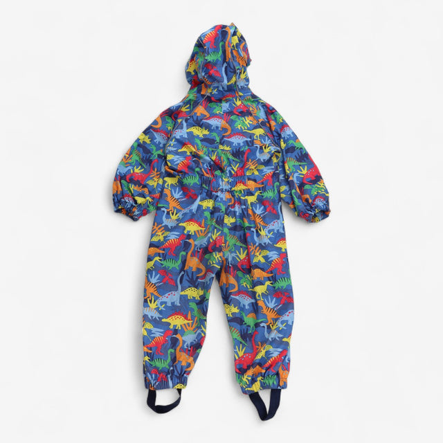 Puddlesuit blue roaming dinosaurs
