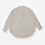 Striped shirt cream and blue