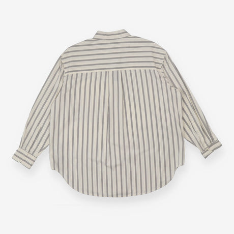Striped shirt cream and blue