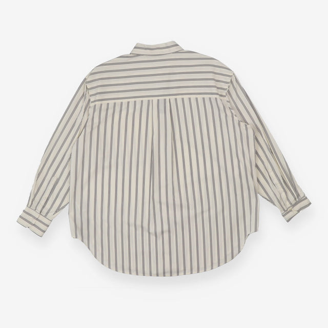 Striped shirt cream and blue