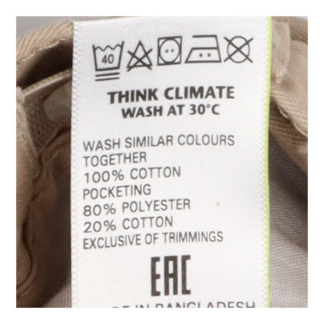 Chinos Sand Straight Leg