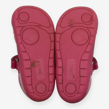 Patent Shoe Pink Sparkle with Hearts Pink