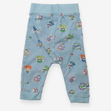 Leggings blue super hero dogs