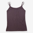 T-Shirt Dark Brown Modal Stretch Double Strap