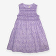 Dress Sleeveless Purple Ditsy