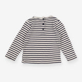 Black and White Striped Long Sleeve