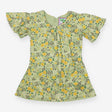 Dress green yellow flowers Blueberry London