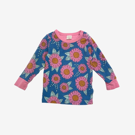 Pink Sunflower long sleeve Top