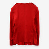 Joff red wool-blend jacket