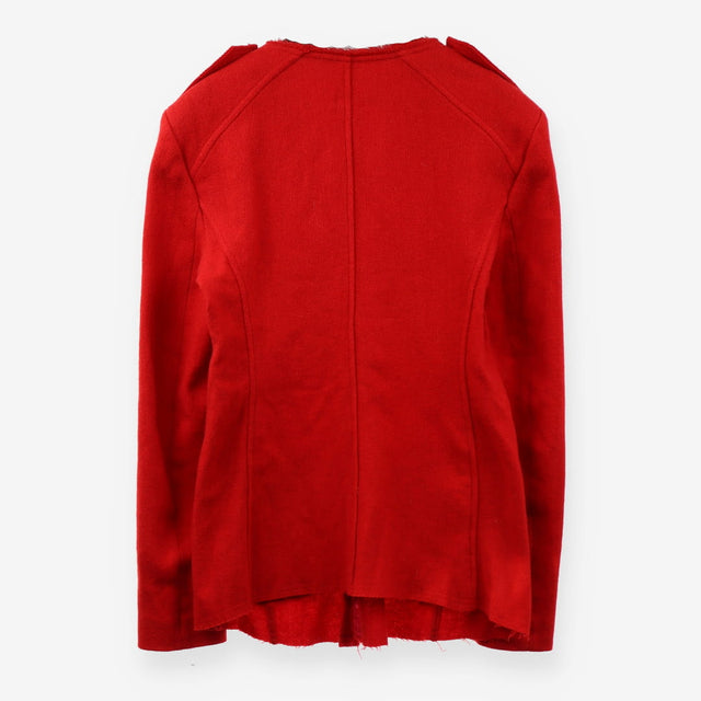Joff red wool-blend jacket