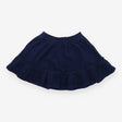 Skirt cord navy ruffle 