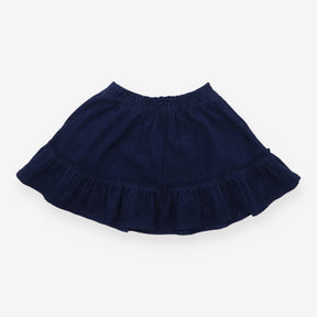 Skirt cord navy ruffle 