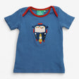T-Shirt Blue with Tuk Tuk Applique