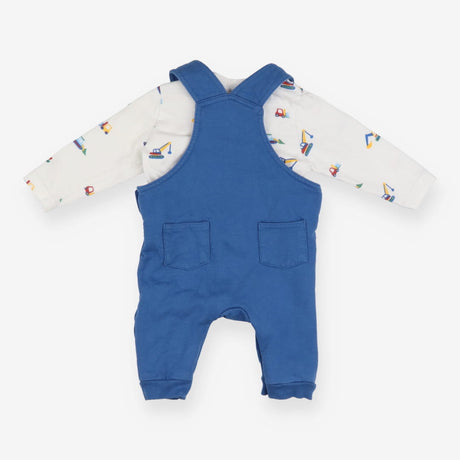 Blue Digger Dungarees and T-shirt 