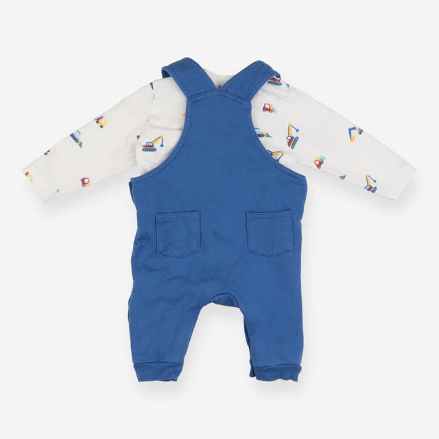 Blue Digger Dungarees and T-shirt 