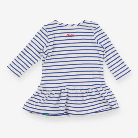 Dress LS striped blue Paddington