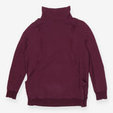 Seraphine Roll‑Neck Nursing Sweatshirt – Soft Jers