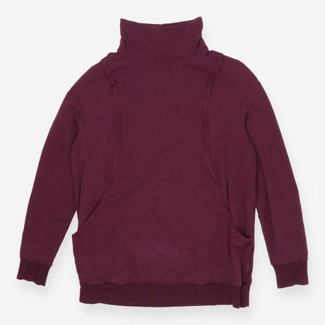 Seraphine Roll‑Neck Nursing Sweatshirt – Soft Jers