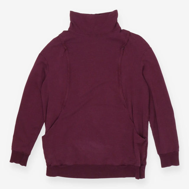 Seraphine Roll‑Neck Nursing Sweatshirt – Soft Jers