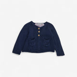 Blue Knit Cardigan
