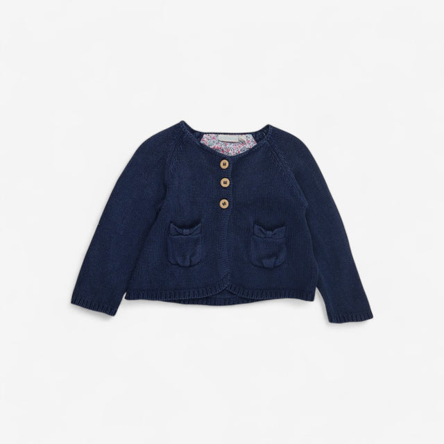 Blue Knit Cardigan