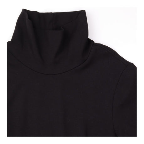 Black Long Sleeve Cowl Neck Maternity Dress
