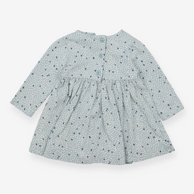 Dress blue with white spots