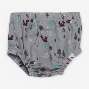 Bloomers Ribbed Grey with Woodland Scene