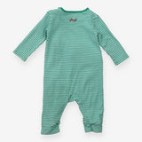 Green Striped Dachshund Sleepsuit